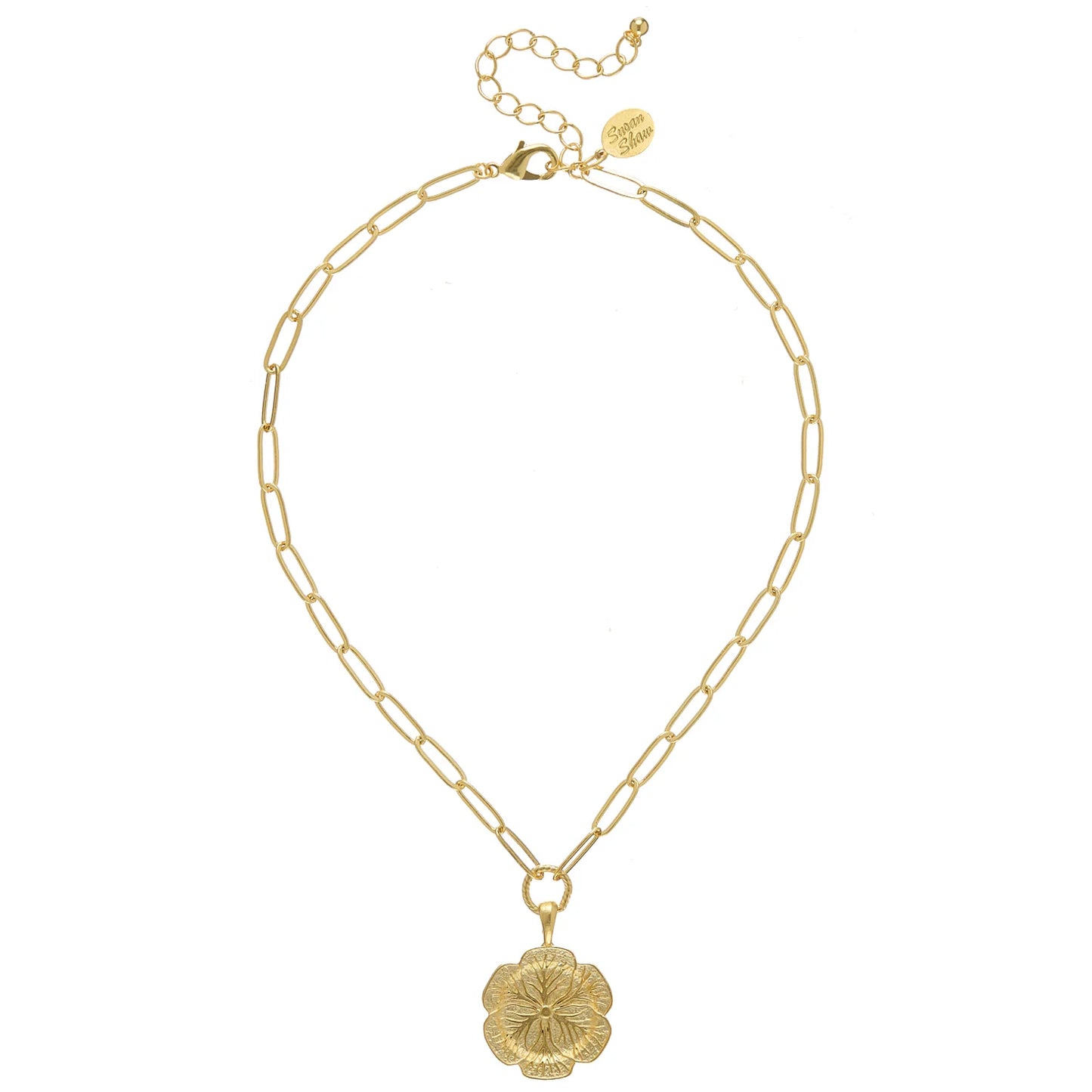 Susan Shaw Cabbageware Paperclip Necklace