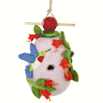 dZi Handmade Felt Birdhouse