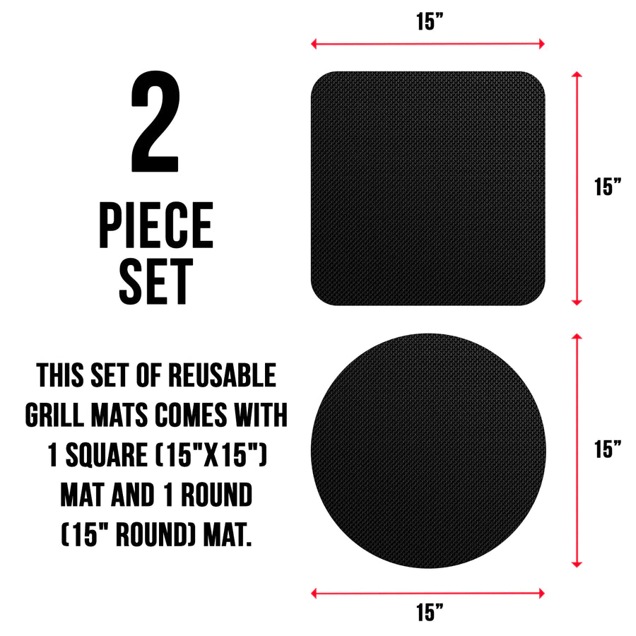 Grillight Non-Stick Reusable GrillMats