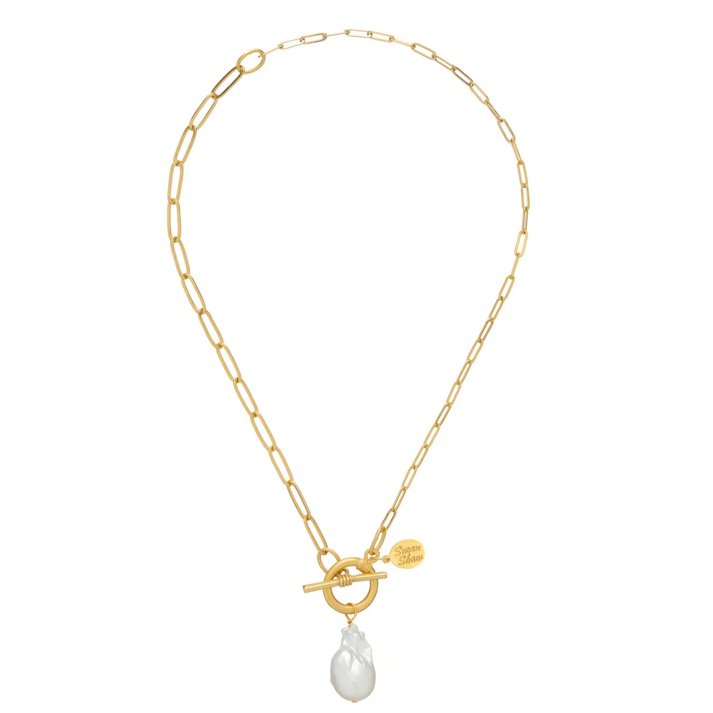 Susan Shaw Katie Paperclip Necklace