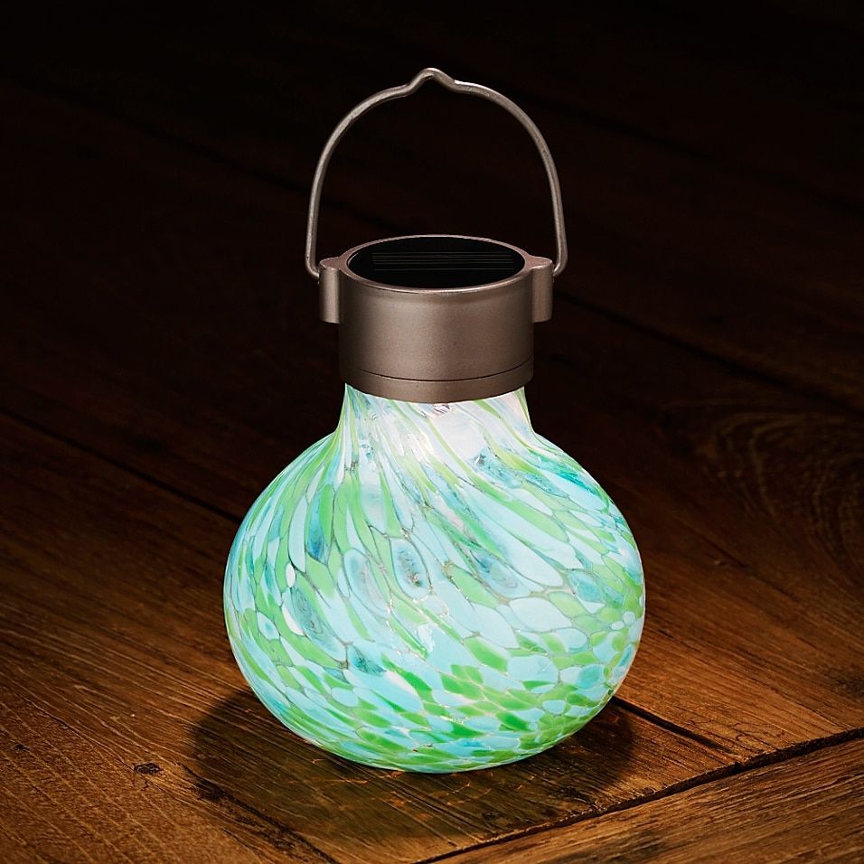 Allsop Solar Glass Tea Lantern