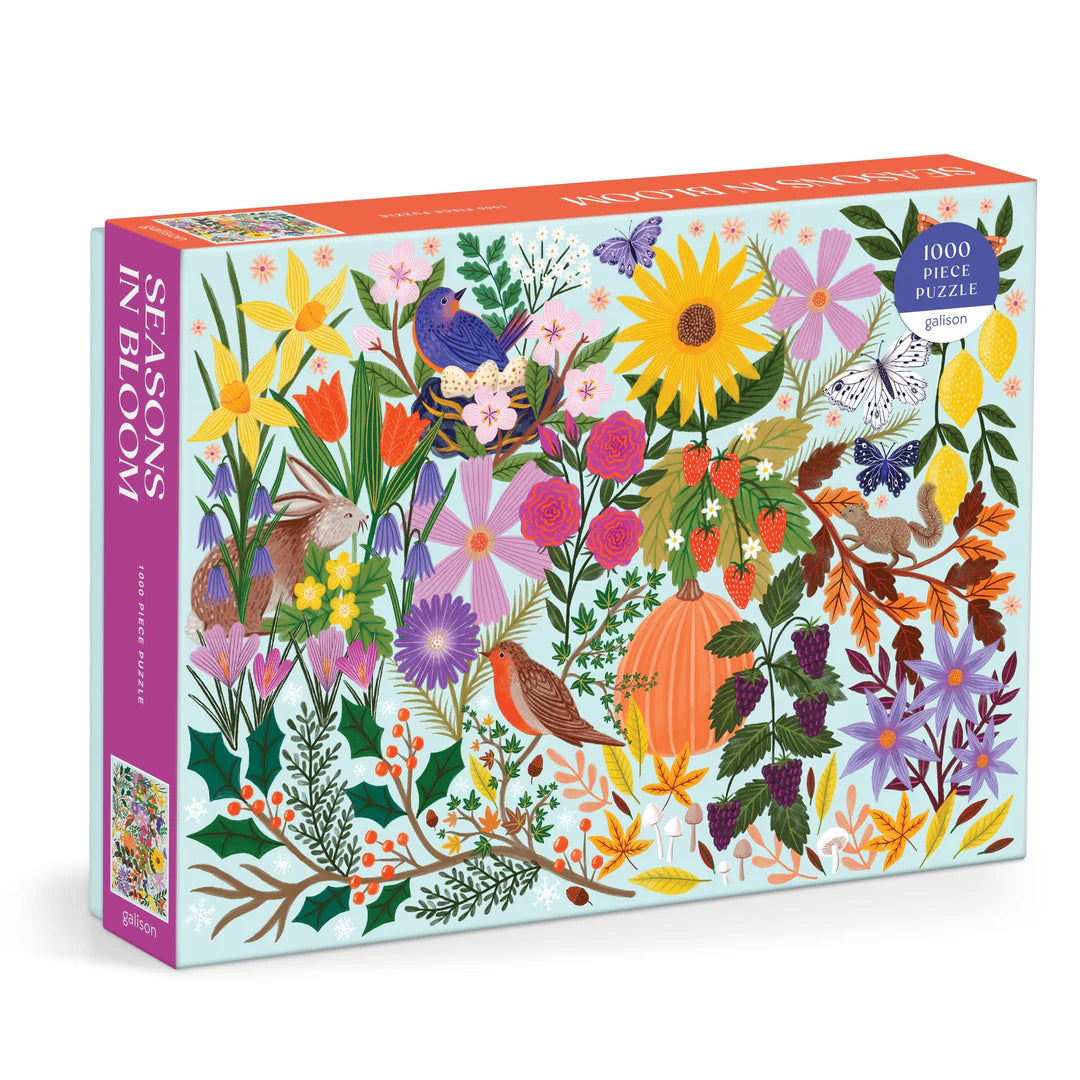 Galison Seasons in Bloom 1000 Piece Puzzle
