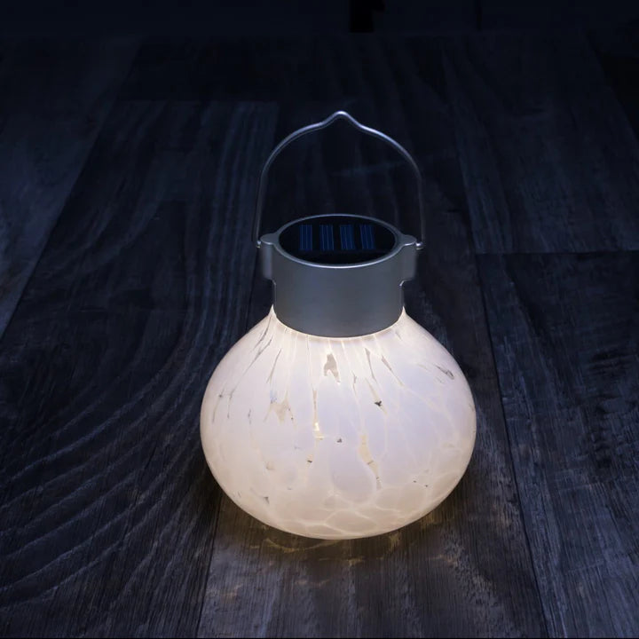 Allsop Solar Glass Tea Lantern