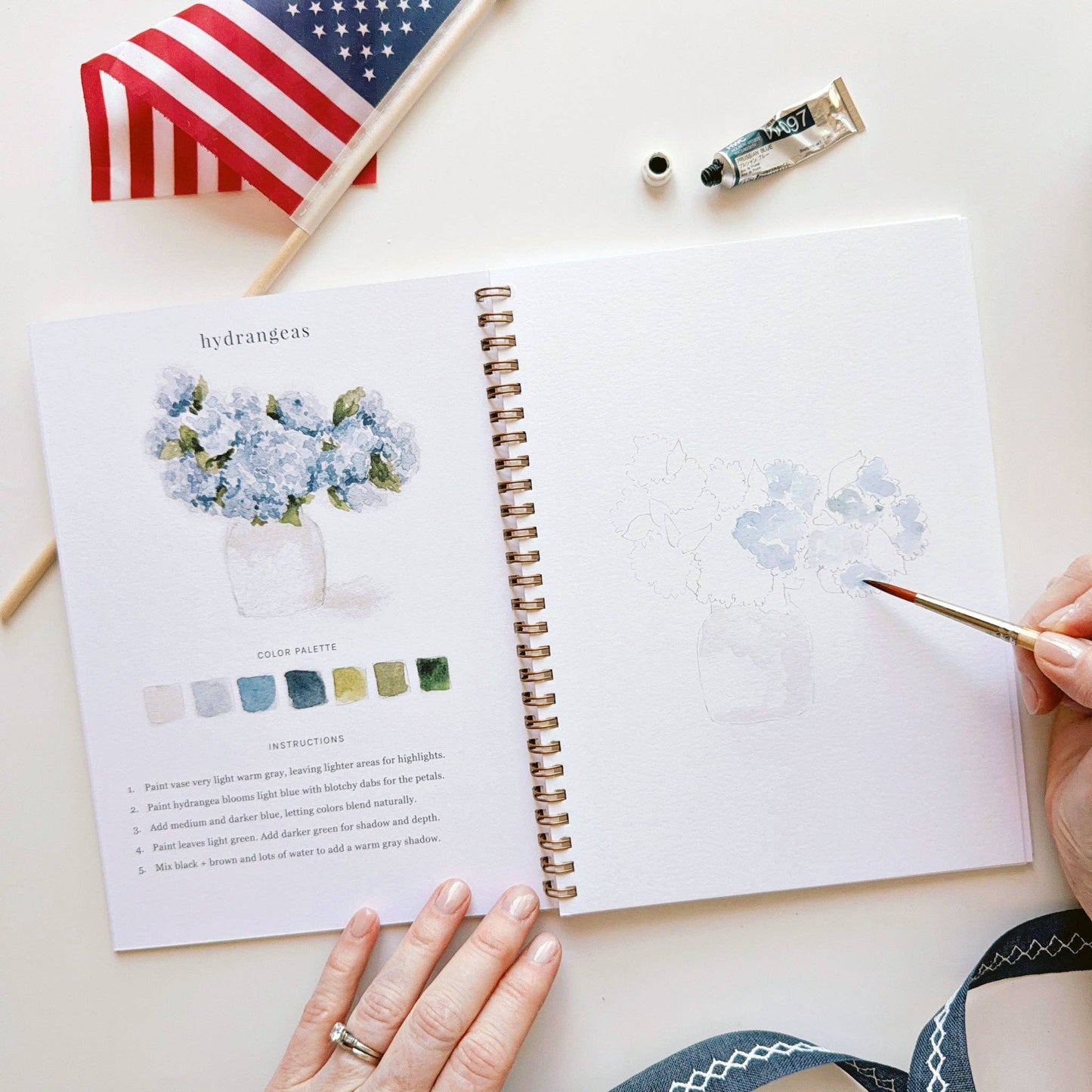 Emily Lex Studios Americana Watercolor Workbook