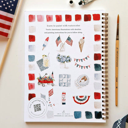 Emily Lex Studios Americana Watercolor Workbook