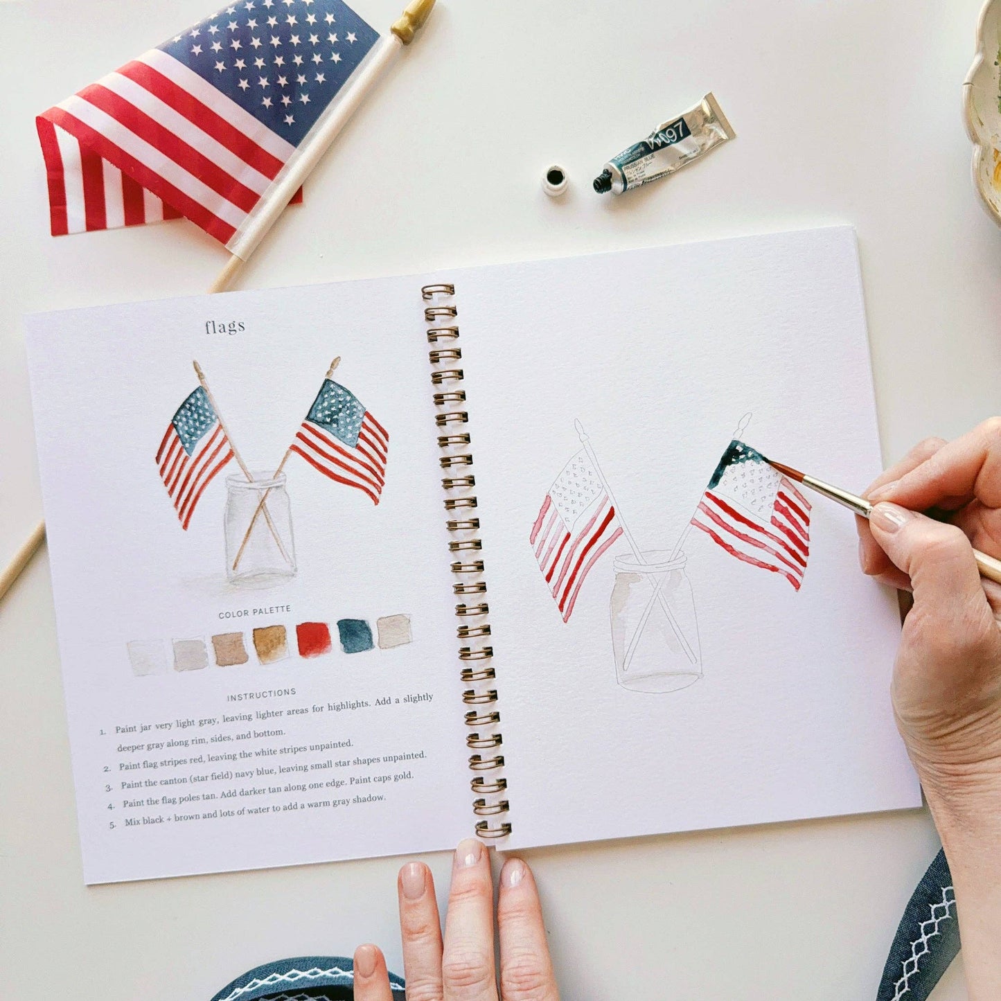 Emily Lex Studios Americana Watercolor Workbook