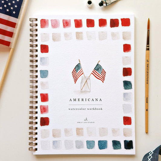 Emily Lex Studios Americana Watercolor Workbook