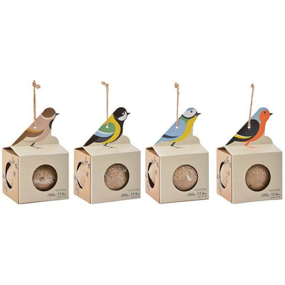 Giant Suet Ball 500 GR in Feeder, Cardboard, 4 Asst. Styles