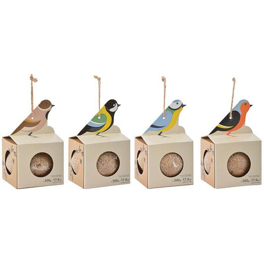 Giant Suet Ball 500 GR in Feeder, Cardboard, 4 Asst. Styles
