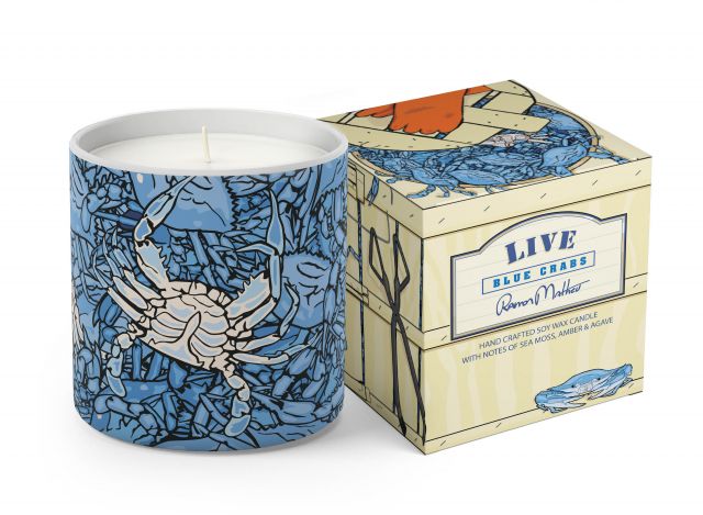 Annapolis Candle Co. Boxed Candle Live Blue Crabs