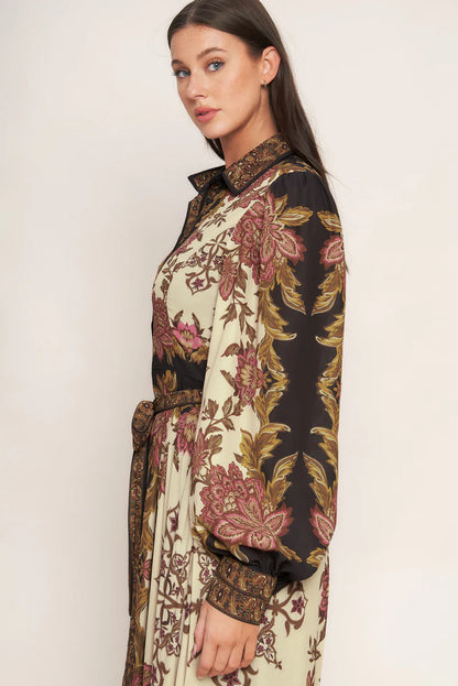 Flying Tomato Printed Woven Maxi Dress