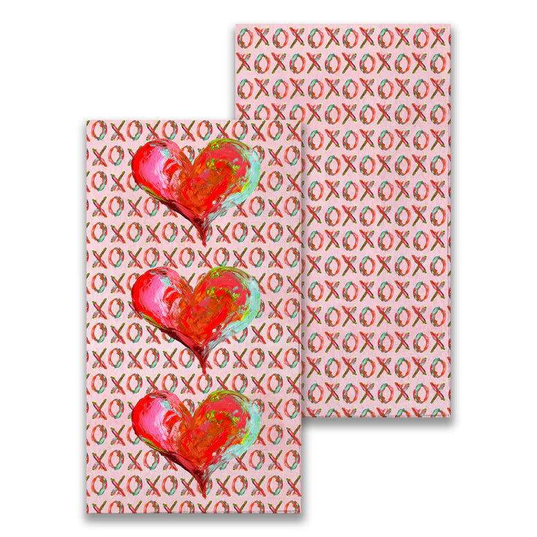 French Graffiti Guest Towel
