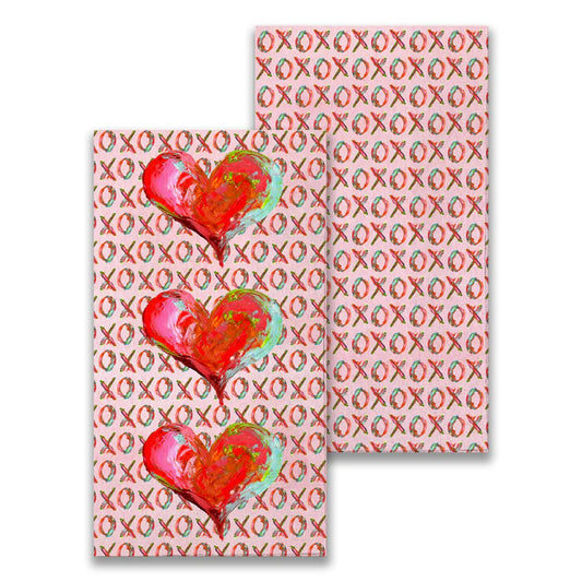 French Graffiti Guest Towel