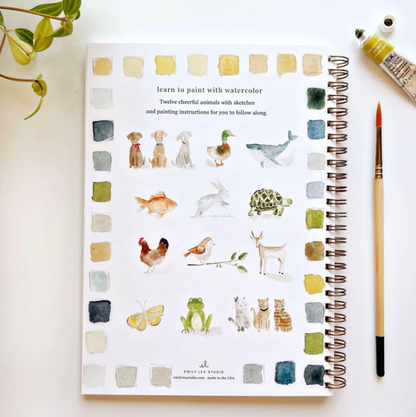 Emily Lex Studio Watercolor Workbook Animals