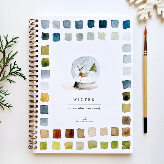 Emily Lex Studio Watercolor Workbook Winter