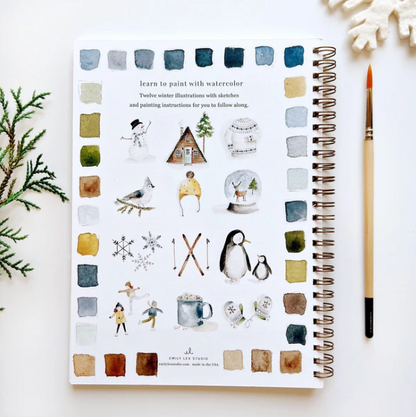 Emily Lex Studio Watercolor Workbook Winter