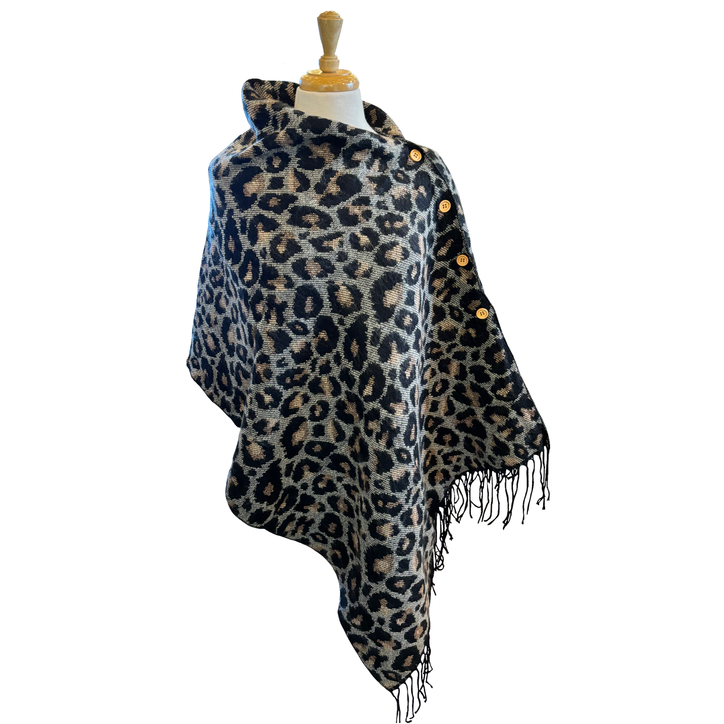 Top It Off 3-in-1 Leopard Wrap