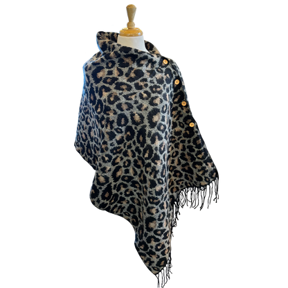 Top It Off 3-in-1 Leopard Wrap