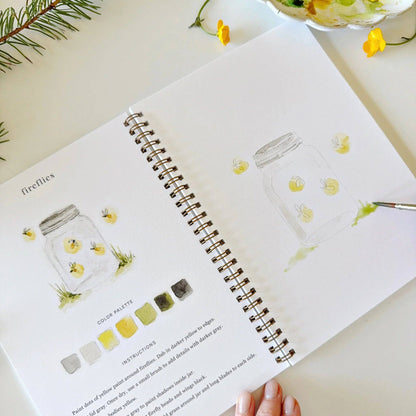 Camping Watercolor Workbook