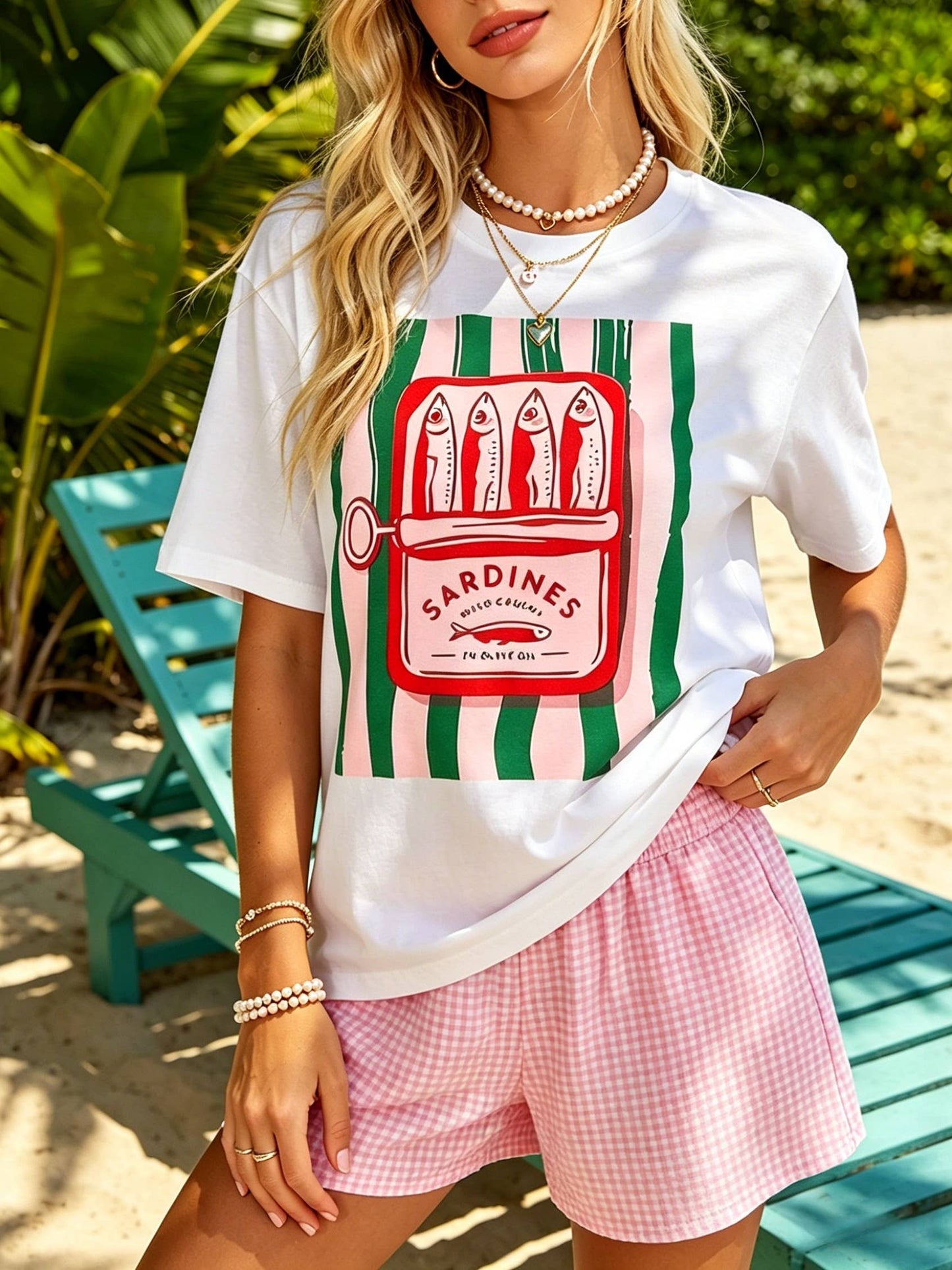 Rosa Clothing Sardines In Oil Stripe Tee