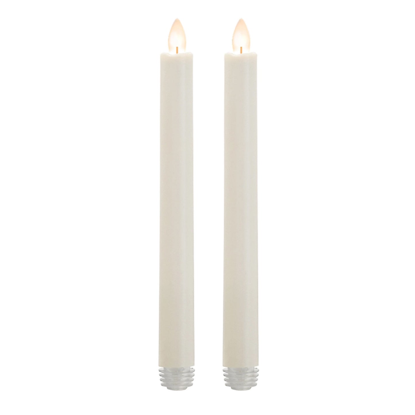 Sullivan's LED Battery Operated Wax Taper Candles - Set of 2