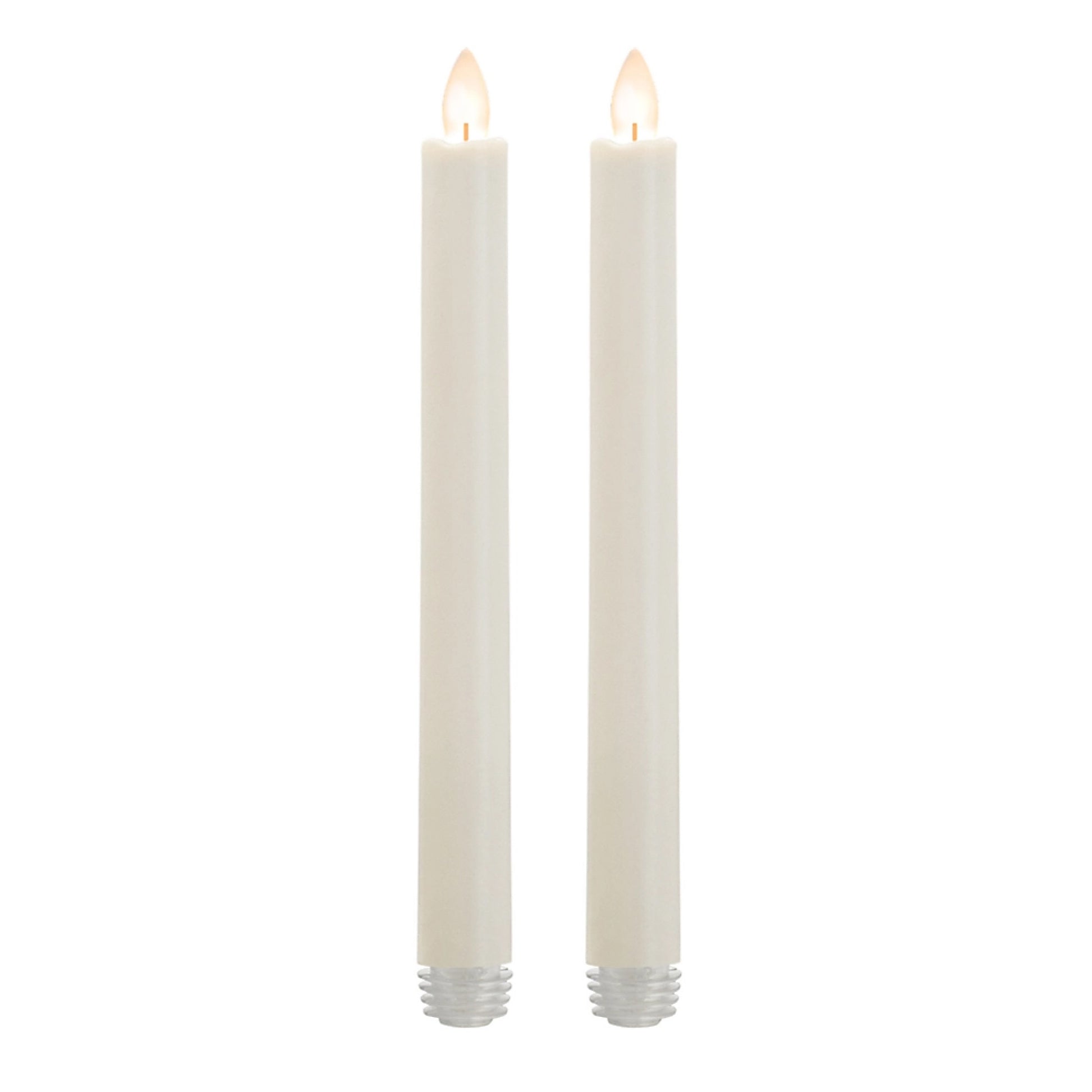 Sullivan's LED Battery Operated Wax Taper Candles - Set of 2
