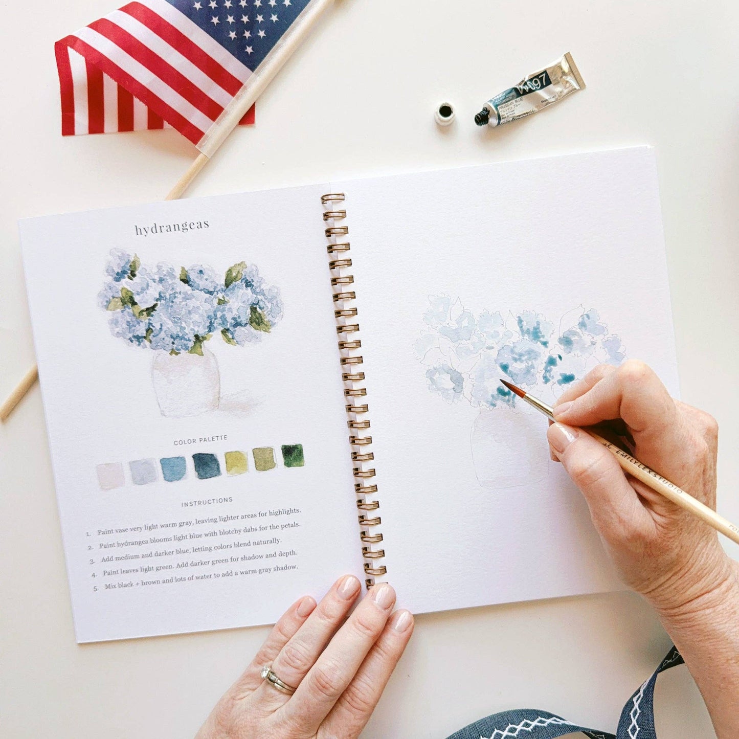 Emily Lex Studios Americana Watercolor Workbook