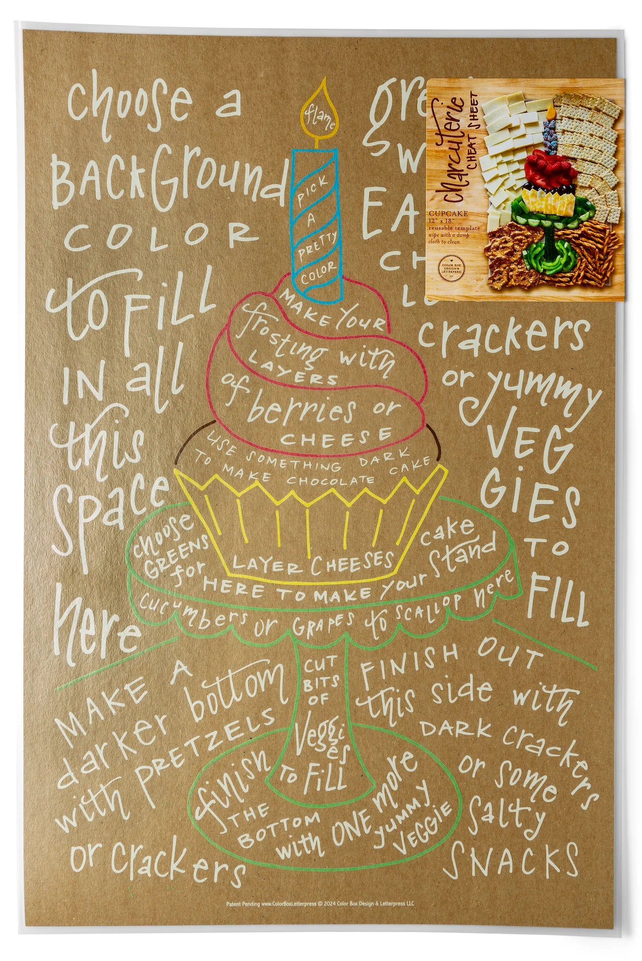 Color Box Design Charcuterie Cheat Sheet