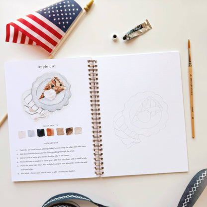 Emily Lex Studios Americana Watercolor Workbook