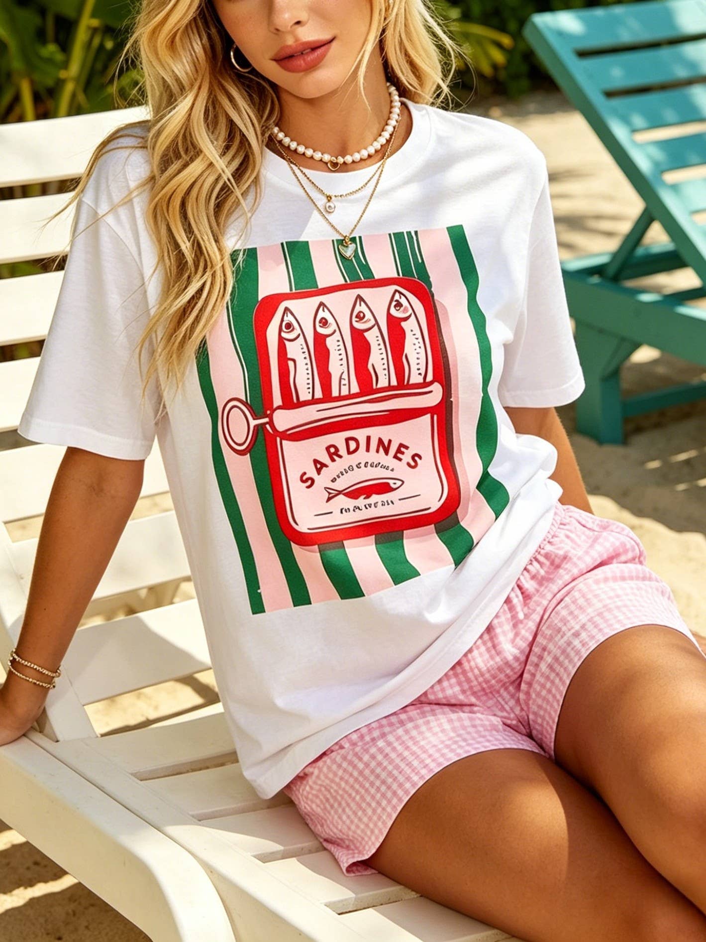 Rosa Clothing Sardines In Oil Stripe Tee