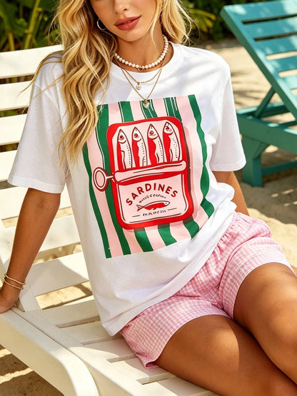 Rosa Clothing Sardines In Oil Stripe Tee