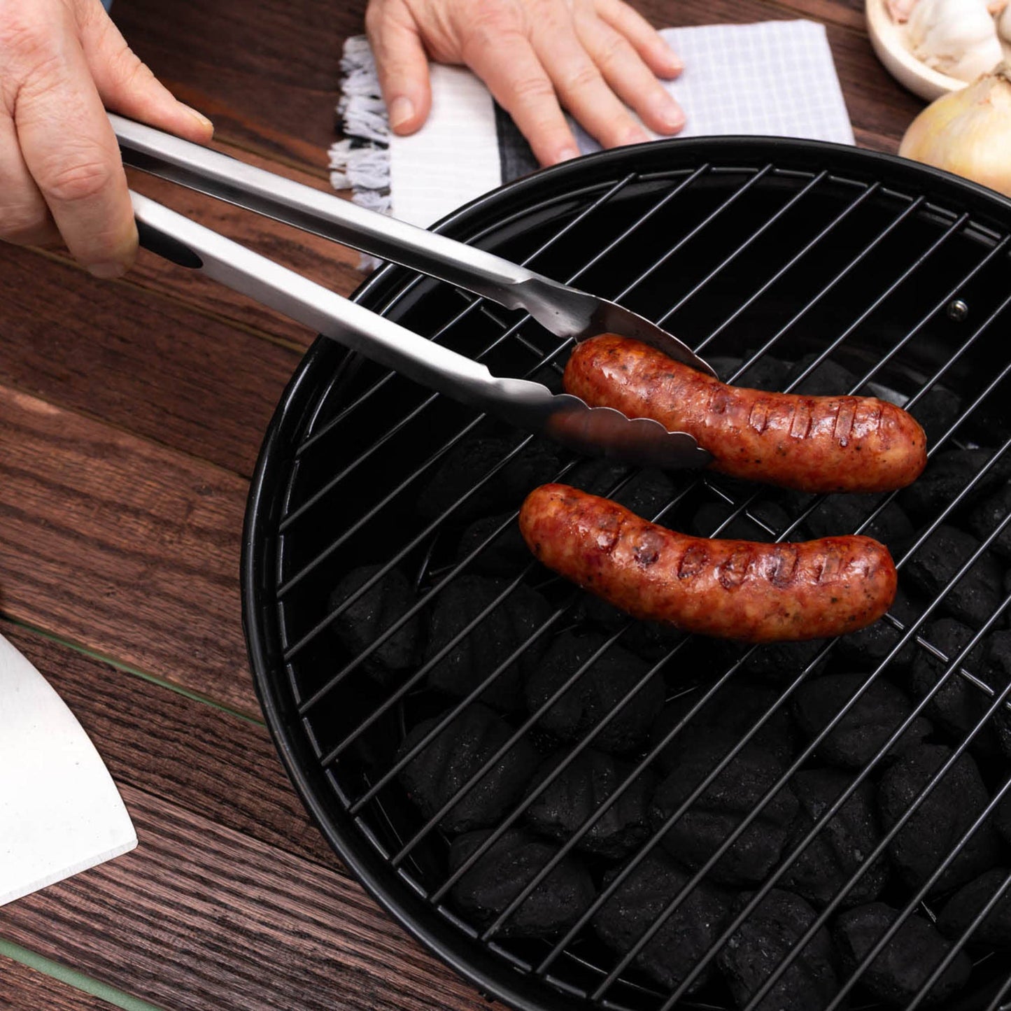Scorched 4-Piece BBQ Tool Set | Men's Grill Tools Gift Set