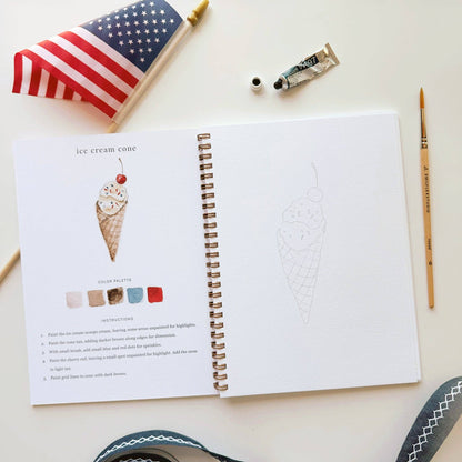 Emily Lex Studios Americana Watercolor Workbook
