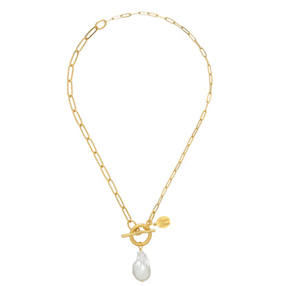 Susan Shaw Katie Paperclip Necklace