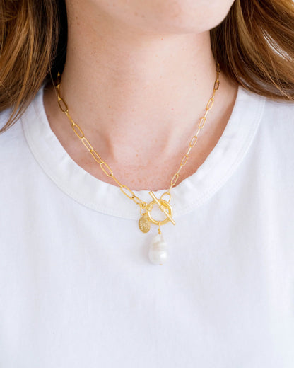 Susan Shaw Katie Paperclip Necklace