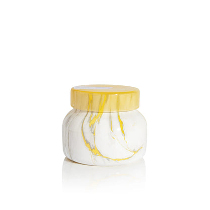 Capri Blue Pineapple Flower Modern Marble Collection