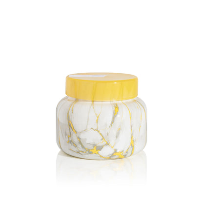 Capri Blue Pineapple Flower Modern Marble Collection