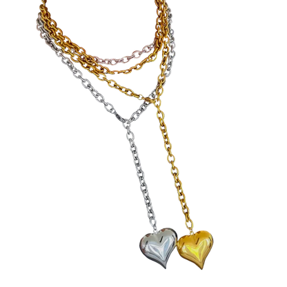 Puffy Heart Necklace