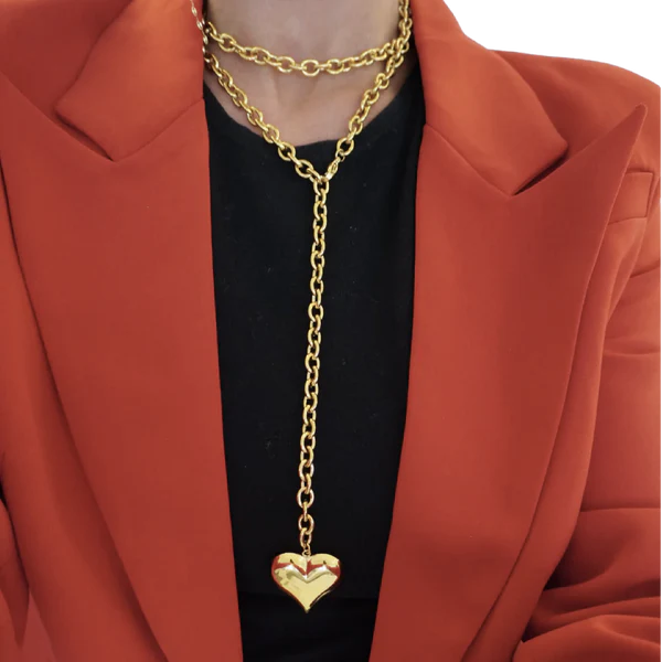 Puffy Heart Necklace