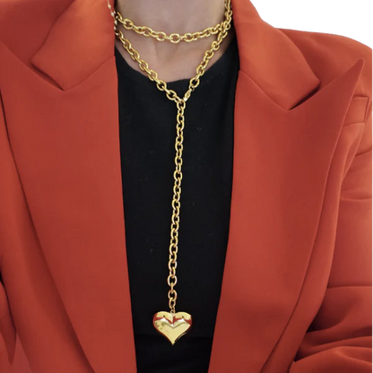 Puffy Heart Necklace