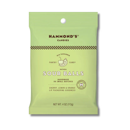 Hammond's Hard Candies Natural Sour Balls